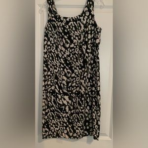 Studio 1 Asymmetrical Abstract Print Dress